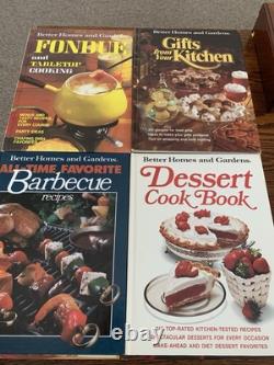 Collection of 30 Better Homes and Gardens cookbooks, 1960's, 70's VG-EX