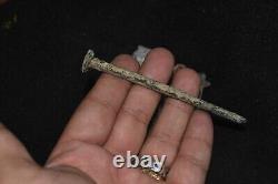 Collection of 5 Ancient Roman Bronze Hairpin & Stamps Circa 1st 5th Century AD