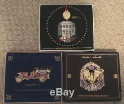 Complete Set / Lot (38) White House Historical Association Ornaments 1981 2018