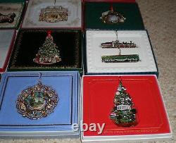 Complete Set / Lot (43) White House Historical Association Ornaments 1981 2020