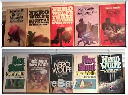 Complete Stout Nero Wolfe Collection with dust jackets
