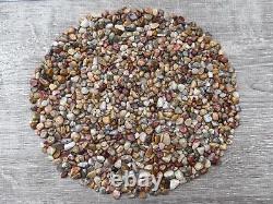 Crazy Lace Agate Semi Tumbled Gemstone Mini Chips 5 10 mm, Wholesale Bulk Lot