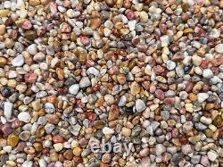 Crazy Lace Agate Semi Tumbled Gemstone Mini Chips 5 10 mm, Wholesale Bulk Lot
