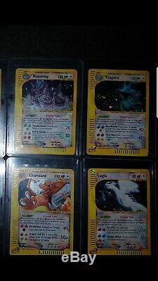 Crystal Type Pokemon cards from Skyridge and Aquapolis (Charizard, Lugia, etc.)