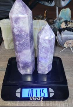 Crystal Wholesale Price! Lepedolite, Kunzite, Blue Tiger Eye Towers. U. S Seller