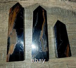 Crystal Wholesale Price! Lepedolite, Kunzite, Blue Tiger Eye Towers. U. S Seller