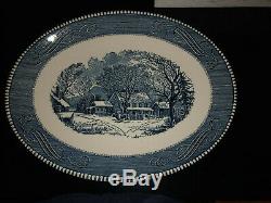 Currier and Ives Vintage Collection Royal China Dishes-Set of 124