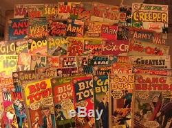 DC Silver & Golden Age Comics (50 COMIC LOT) 10 & 12 Cent Covers VERY GOOD STUFF