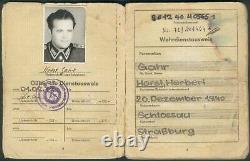 DDR seltener Wehrdienst-, Dienstausweis+Sprenggenehmigung MDI/Polizei Horst Gahr