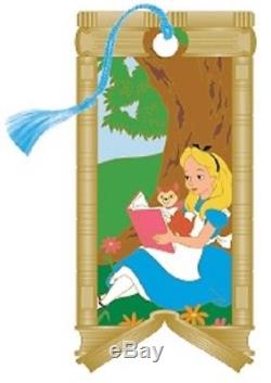 DISNEY DSSH DSF Bookmark Surprise Pin Set Alice Belle Rapunzel Russell LE300