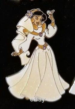 DLRP Wedding Dress Cinderella Belle Ariel Jasmine Snow White Aurora 6 Pins