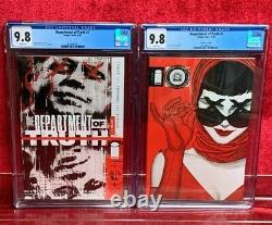 Department Of Truth #1 Cgc 9.8 1st Print Set! Cover A & B