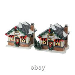 Dept 56 Lot of 3 HARLEY ROADSIDE CABINS + HARLEY CAMPFIRE + HARLEY EVER AFTER