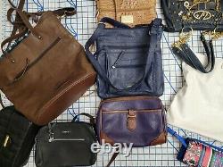 Designer Purse Wholesale Lot USED Bulk Resale 40 PLUS Collection of Bags