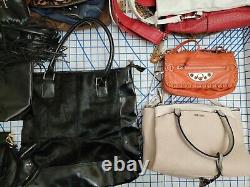 Designer Purse Wholesale Lot USED Bulk Resale 40 PLUS Collection of Bags