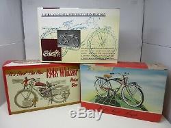 Die Cast Bicycle Model Collection-48 Whizzer-Schwinn Black Phantom 52 Columbia