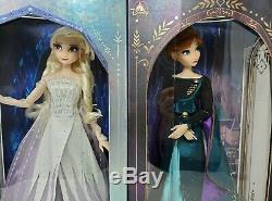 Disney 17 Limited Edition Frozen 2 Queen Anna & Elsa Dolls 2020 with Olaf Key
