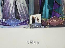 Disney 17 Limited Edition Frozen 2 Queen Anna & Elsa Dolls 2020 with Olaf Key