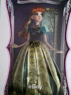 Disney Limited Edition Frozen Snow Queen Elsa Coronation Anna Doll Lot