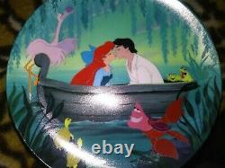 Disney Little Mermaid Knowles China Ltd. Ed. Bradex Full Plate Set Of 8, Mint, New