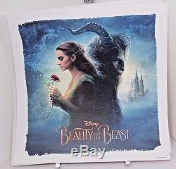 Disney Pandora BEAUTY AND THE BEAST Lithograph CD 5 charms, bracelet, care kit