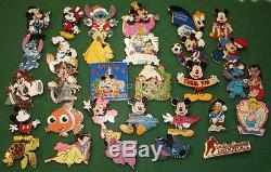 Disney Pin Lot 250 Few Duplicates FREE US Shipping