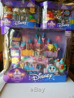 Disneys Magic Kingdom Magic Miniatures Castle, Peter Pan Flight, Dumbo playsets