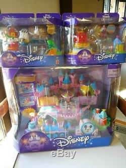 Disneys Magic Kingdom Music Miniatures Castle, Peter Pan Flight, Dumbo playsets