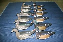 Duck/Goose Cork Decoys Hand Carved by Carver Bill Kell