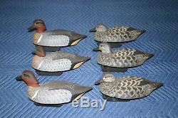 Duck/Goose Cork Decoys Hand Carved by Carver Bill Kell