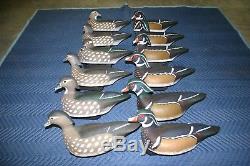 Duck/Goose Decoys Hand Carved Cork by Carver Bill Kell