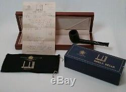Dunhill 3 Estate Pipes, New in Box w Sock and Paper! 1968 1970 MINT! UNSMOKED