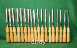 EXQUISITE (18) Pcs LOT NOS NewithOld/Stock Vintage BUCK BROTHERS Gouges Inv#MW06