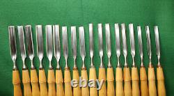 EXQUISITE (18) Pcs LOT NOS NewithOld/Stock Vintage BUCK BROTHERS Gouges Inv#MW06