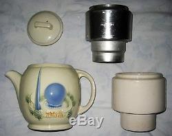 EXTREMELY RARE 1939 NYWF Coffee Teapot Porcelier Combination Setup