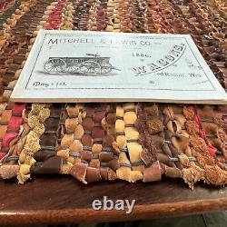 Early 1886 Mitchell & Lewis Co Wagon Wholesale Price List Catalog Rare