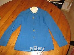 Eastern Airlines Flight Attendant navy blue jacket& 2 skirts& royal blue jacket