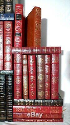 Easton Press Leather Book Collection Lot-100 Greatest Books Ever Written-73 pcs