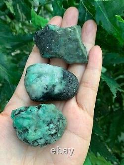 Emerald Rough Stones, 1 2 Inch Raw Emerald Natural Stone, Wholesale Bulk Lot