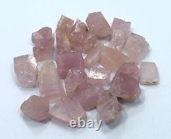 Extremely Rare Pink Topaz Rough Crystals lot from Katlang Mine Pakistan 45 Gram