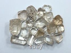 Eye Clean Topaz Facet Grade Terminated Crystals lot from Skardu Pakistan 100Gram