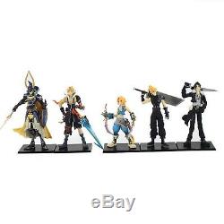 FF7 Square Enix Final Fantasy Trading Arts Miniature SET of 5 FF Action Figures