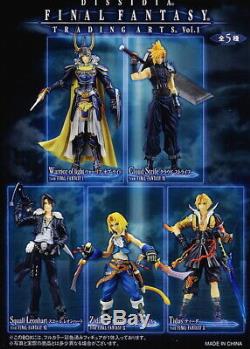 FF7 Square Enix Final Fantasy Trading Arts Miniature SET of 5 FF Action Figures