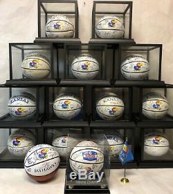 FIFTEEN Ball SIGNED Kansas Jayhawks Mens Basketball KU Ball Collection RARE