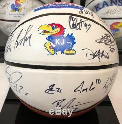 FIFTEEN Ball SIGNED Kansas Jayhawks Mens Basketball KU Ball Collection RARE