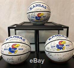 FIFTEEN Ball SIGNED Kansas Jayhawks Mens Basketball KU Ball Collection RARE