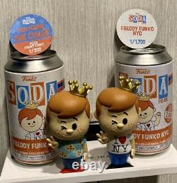 FREDDY FUNKO NYC SODA PIZZA CHASE 1/300 & COMMON 1/1700 COMBO Limited Edition