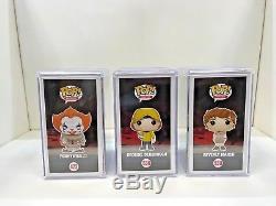 FUNKO POP! MOVIES IT PENNYWISE WithBOAT CHASE MINT PLUS 2 MORE CHASE POPS