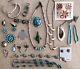 Fabulous Lot Vintage Sw Native American Navajo Zuni Jewelry Sterling Turquoise