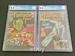 Fantastic Four 45 49 50 Silver Surfer 1 CGC 4.5 5.5 1st App Inhumans Galactus